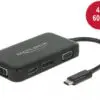 Delock USB-C til VGA/HDMI/DVI/DP