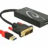 Delock DVI to DP 1.2 adapter