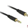 Delock 4 Pin Mini jack 5.0m