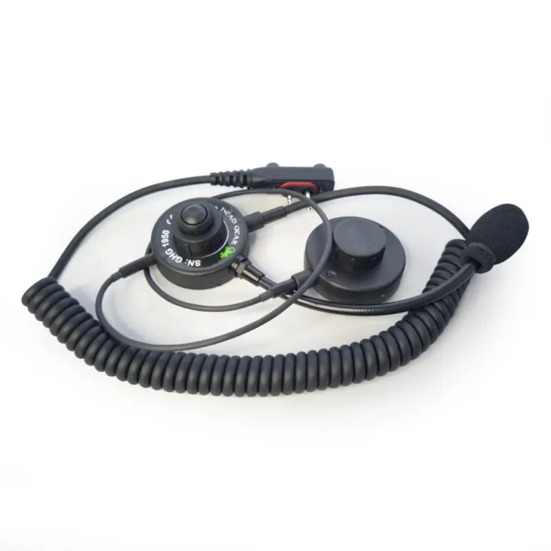GECKO Headset Twin Speaker with I7 Connection (Icom)