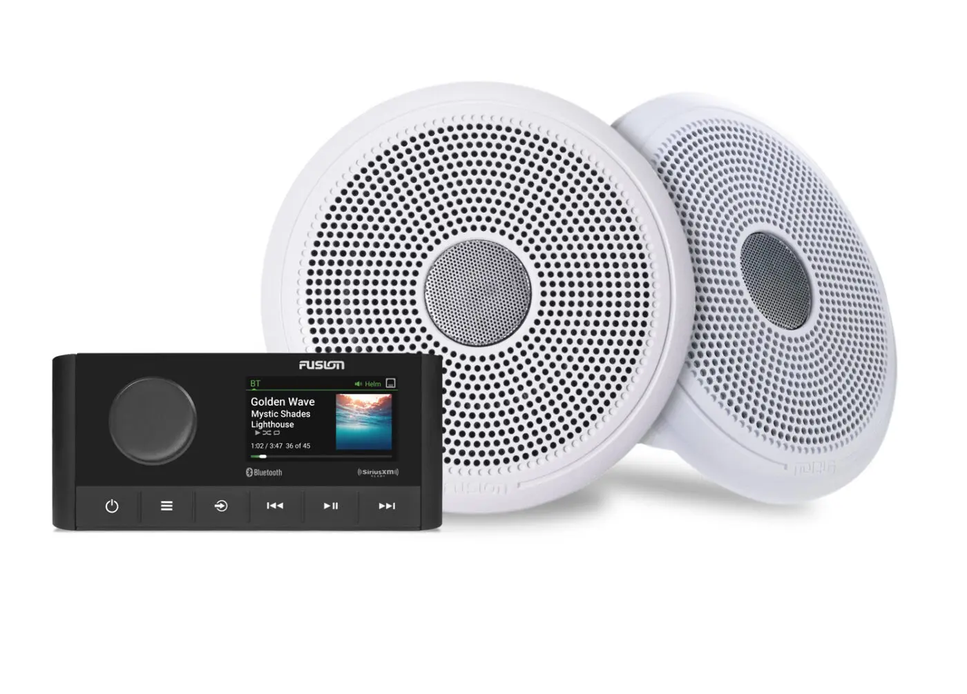 Fusion MS-RA210 stereo og XS Classic hátalarasett