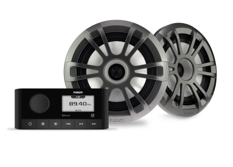 Fusion MS-RA60 stereo og EL Sports hátalarasett