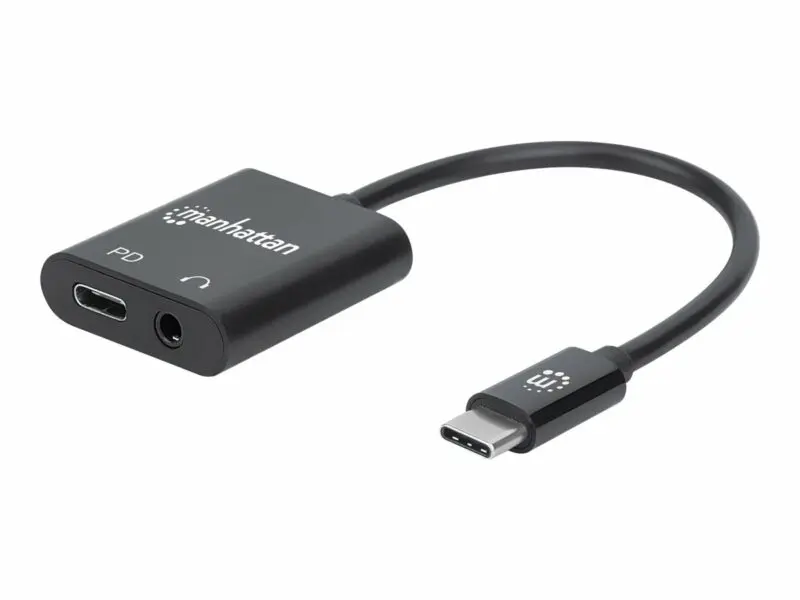 Manhattan USB-C to USB-C Headphone jack
