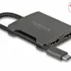 Delock Splitter 1xUSB-C-2xHDMI