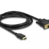 DELOCK HDMI / DVI Kaðal 1,5