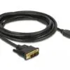 DELOCK HDMI / DVI Kaðal 3m