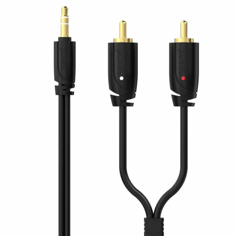 Sinox Mini Jack til 2xPhono Kaðal 1,0M