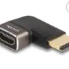 Delock HDMI Adapter male to female 90º v