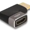Delock HDMI Adapter male to female 90º v - Image 2
