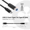 Club 3D  USB-C TIL USB-B  1m - USB 3.1 Gen2 - Image 3