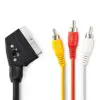 SCART KÁPIL til 3 x RCA