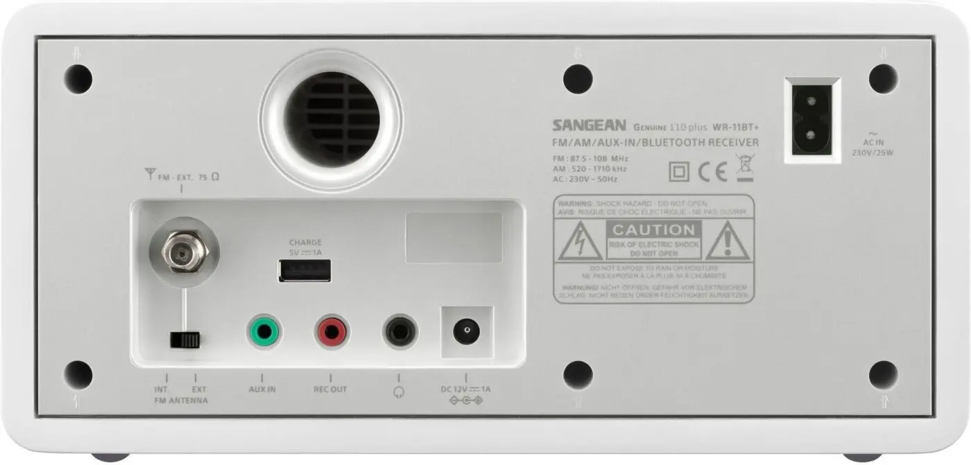 SANGEAN WR-11 BT+ Matt White - Image 2