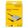 DeLOCK USB Type-C Card Reader aluminium - Image 4