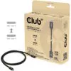 Club 3D USB4 USB-C til USB-C 1,2m >>Svartur<< - Image 2