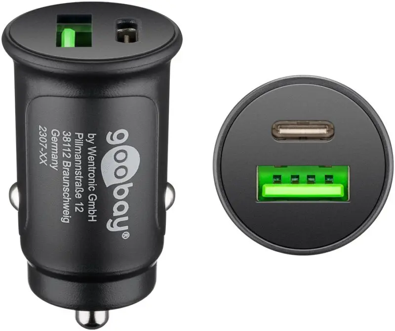 Goobay Dual-USB & USB-C™ 27W