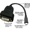 Accell Micro HDMI til DVI adaptari - Image 2