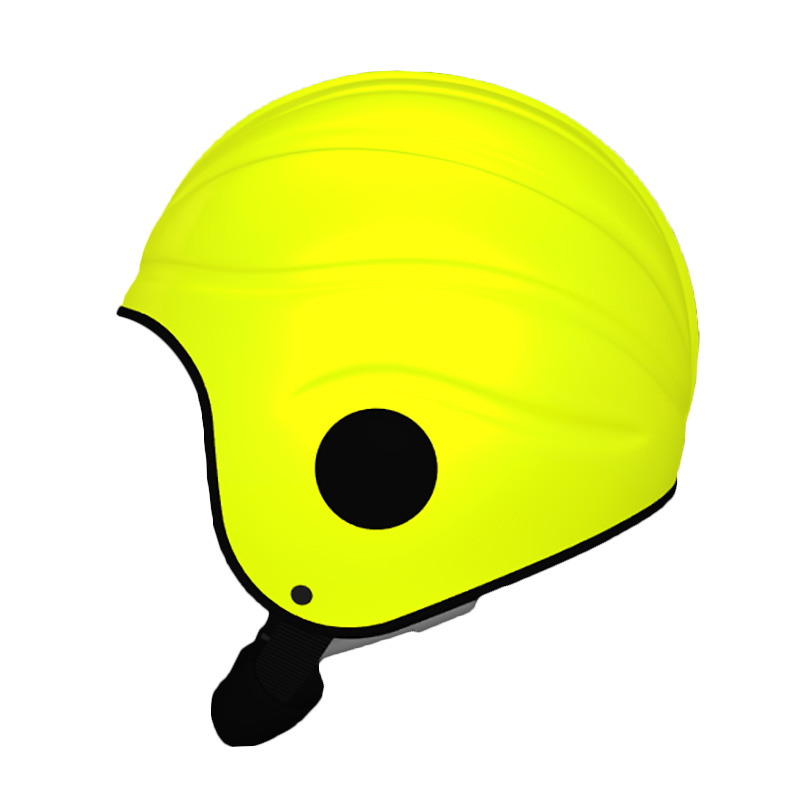 Gecko Marine Safety hjálmur - MK 11 Gulur (sjálvslýsandi) - Image 3