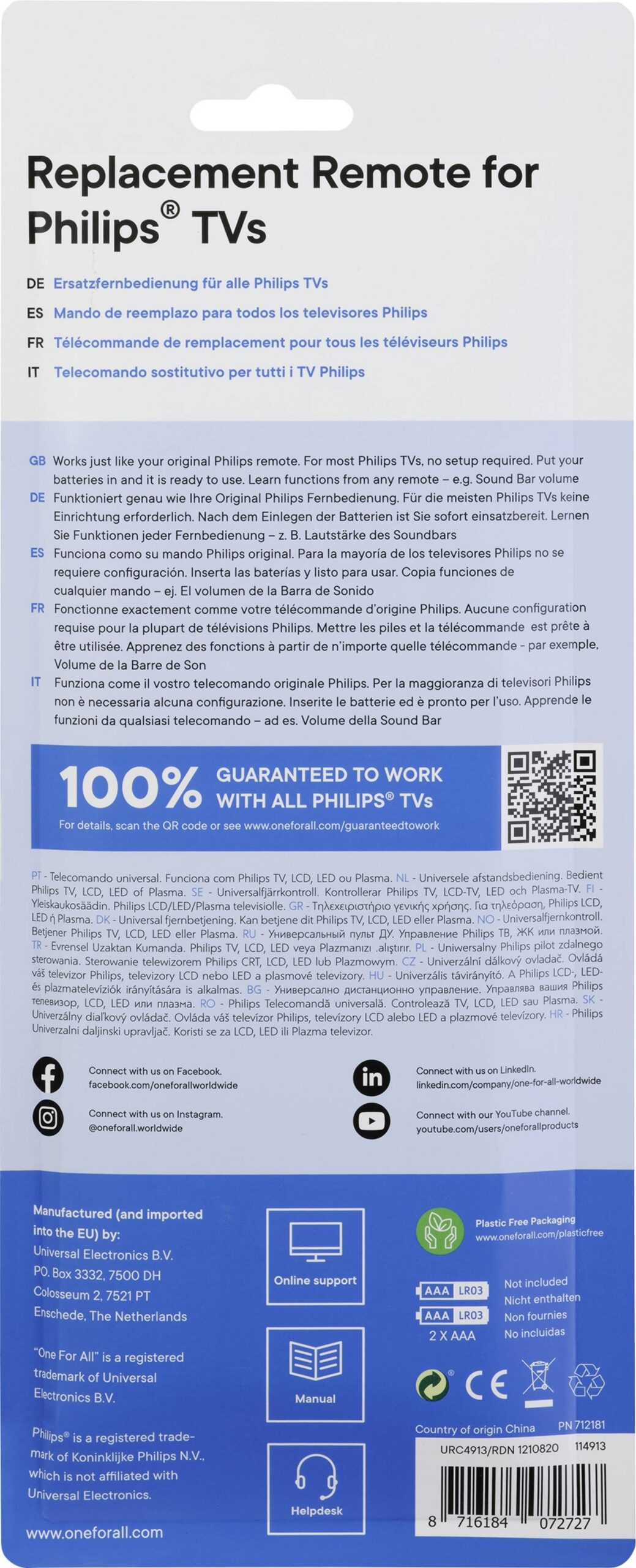 PHILIPS FJARSTÝRING - Image 4