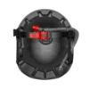 GECKO MK10 cut away orange helmet - Image 4