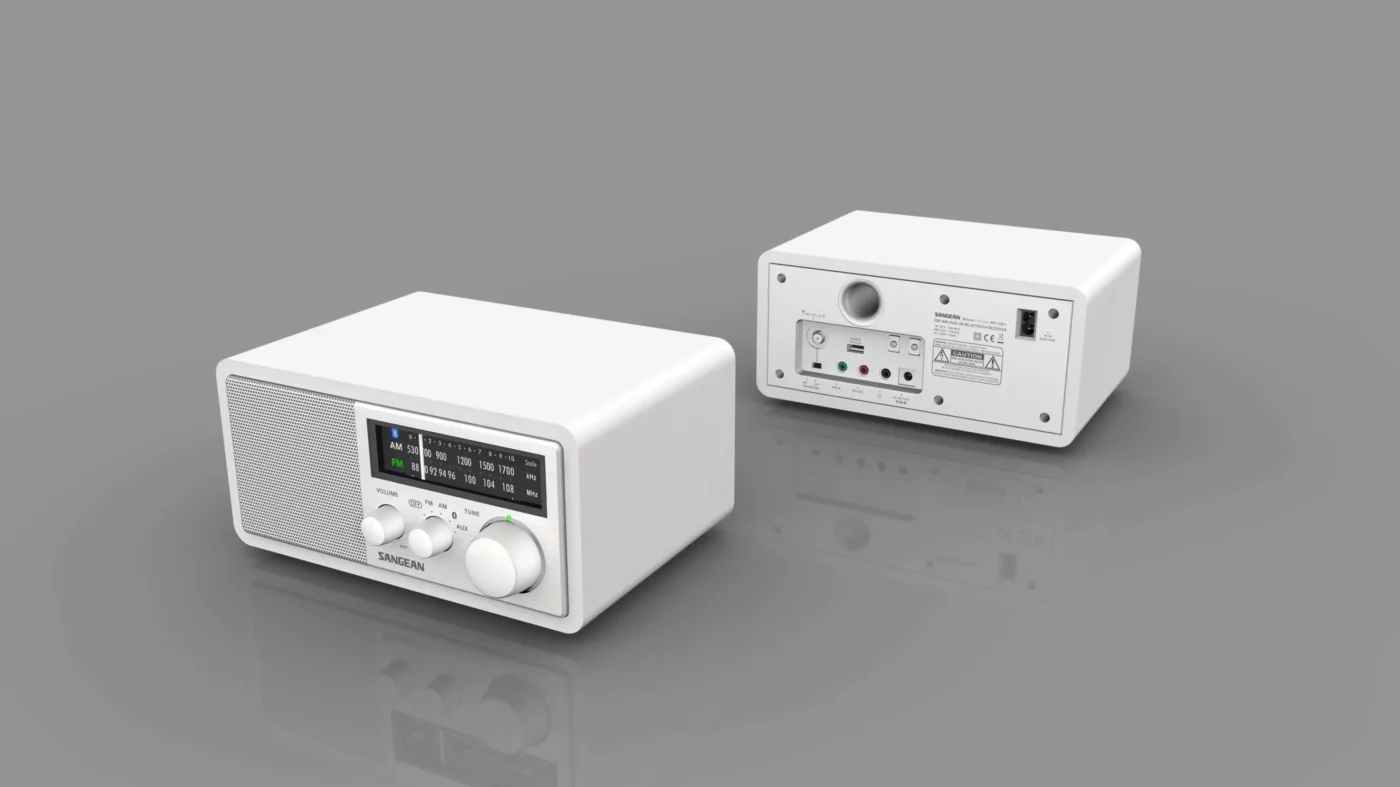 SANGEAN WR-11 BT+ Matt White - Image 3
