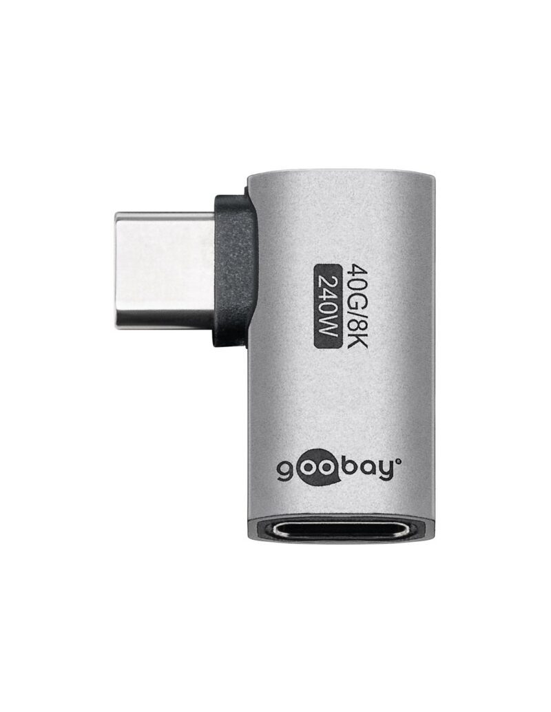 Goobay USB-C Hann til Hon 90° 74441