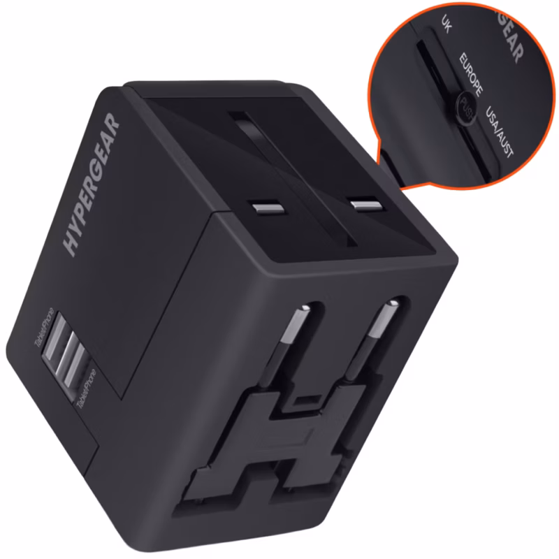 HYPERGEAR All in one rejseadapter